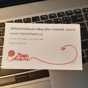 dárkový poukaz 2000 Kč emailem